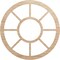 Ekena Millwork Grace Wood Fretwork Pierced Ceiling Medallion, Alder, 24"OD x 8 3/4"ID x 3/8"T CMWP24X0375GRAL - alternate 1